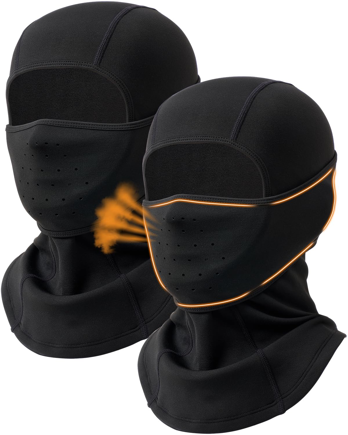 Ski Face Shiesty Mask Thermal Winter Balaclava for Men Women-Face Covering Mask for Cold Weather Skiing Motorcycle Fishing