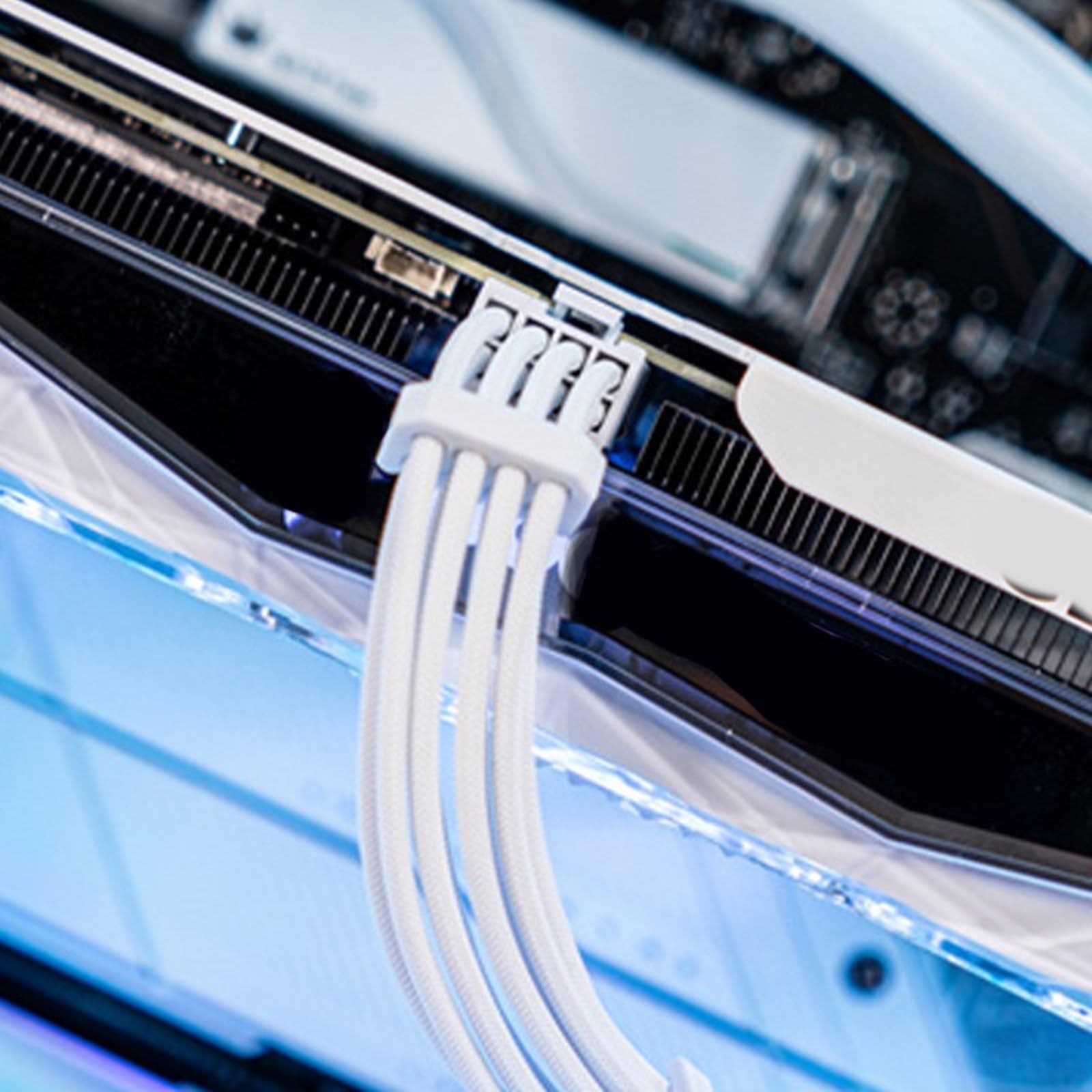 Set di prolunga per cavo di alimentazione per PC, 30 cm, 24 pin, PCIE, GPU, 8 pin, CPU 4+4 pin, con pettini per cavi