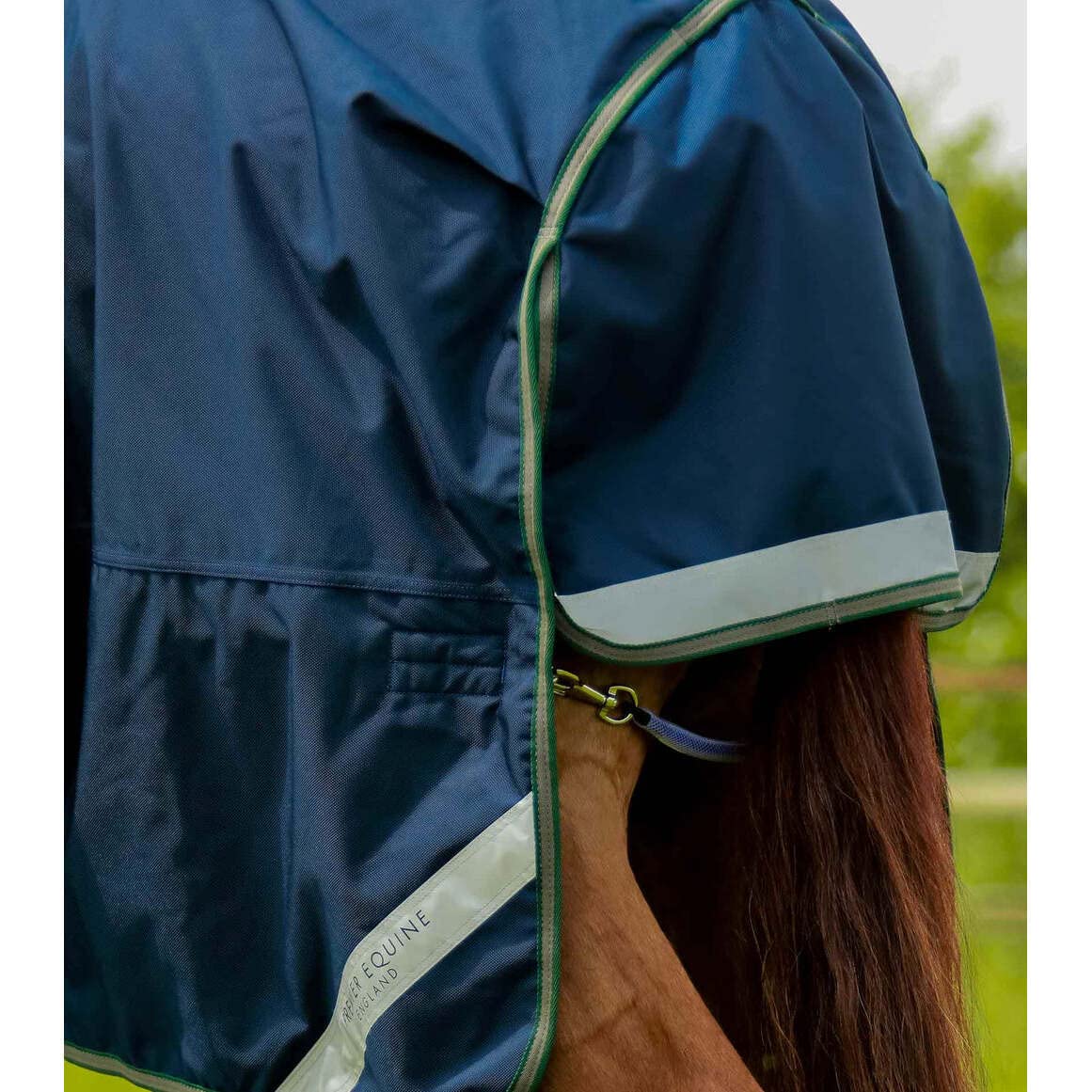 Coperta per cavalli da esterno con copricollo Premier Equine Titan 40 g