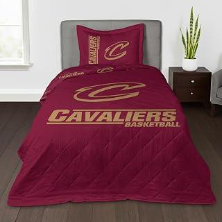 Northwest NBA Quilted Throw Blanket with Sham, Soft Cozy Bedding, All Seasons, 60 x 80 inches