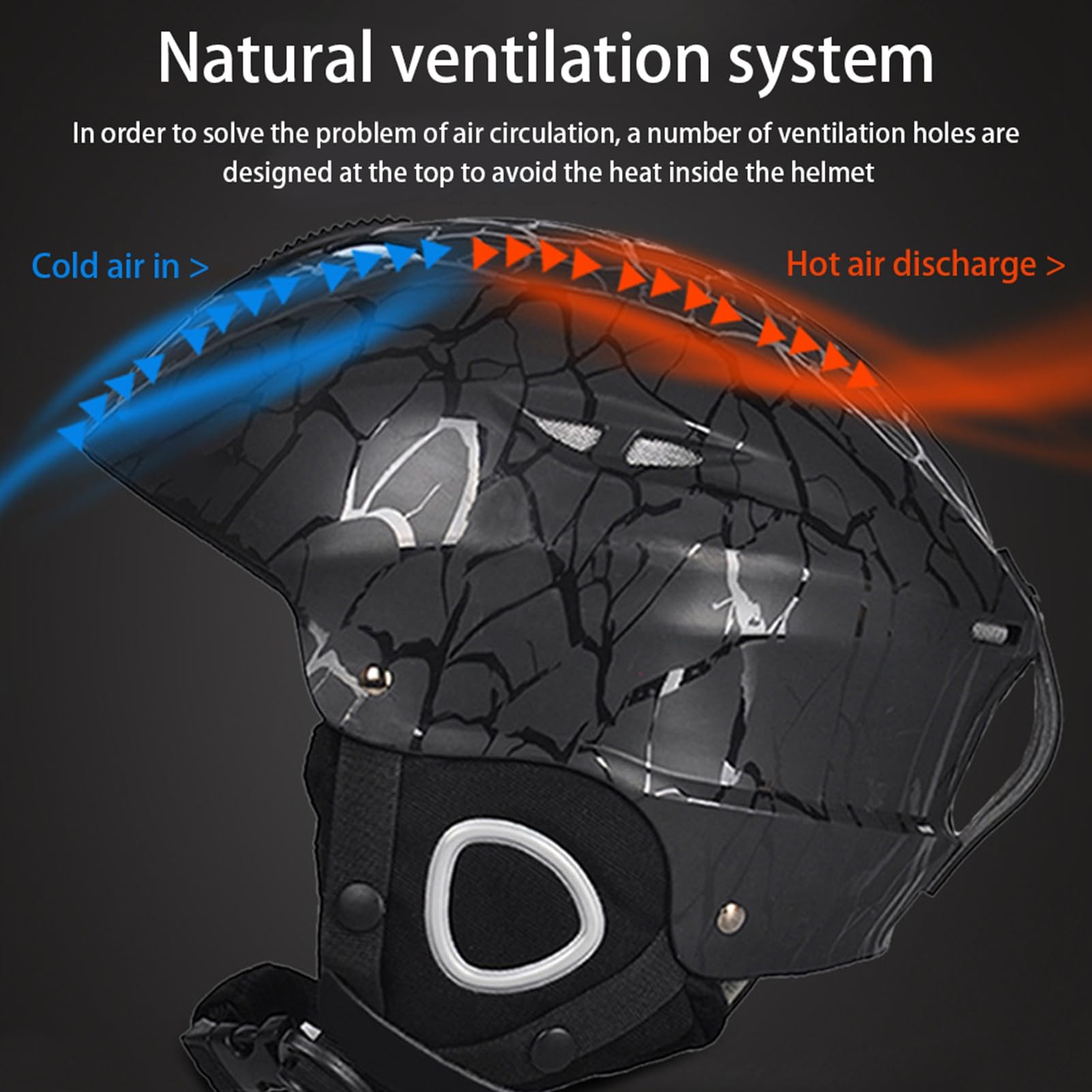 Casque de Ski pour Adulte, Design Léger et Réglable pour Les Sports de Neige, avec Lunettes, compatibilité, 1 Pièce, Options de Couleur