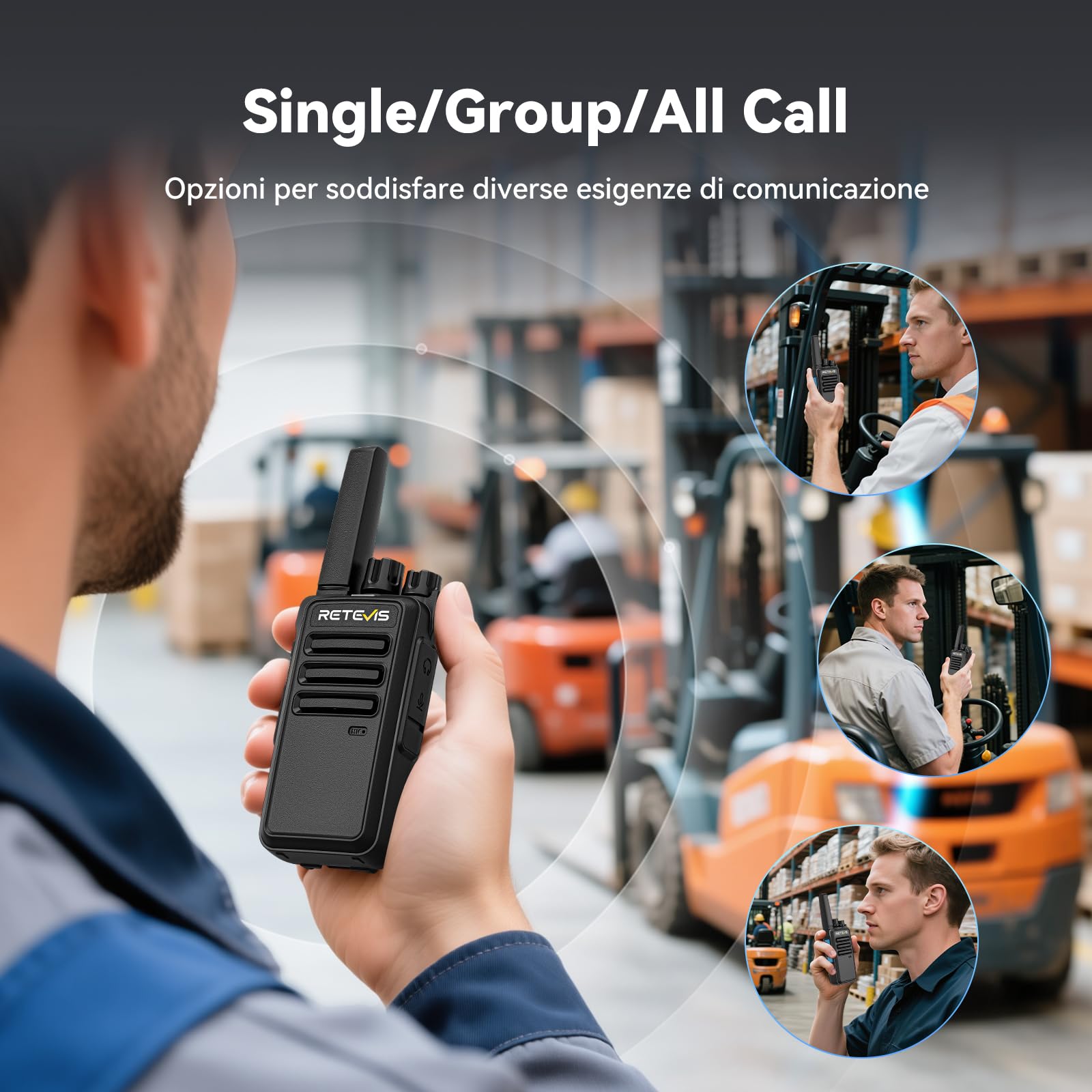 Retevis RT668D Walkie Talkie PMR 446 con Doppia Modalità Digitale e Analogica, Ricaricabile 2000mAh Tipo-C, Chiamata di Gruppo, 256 Canali, Ricetrasmittenti DMR per Negozi e Scuole (confezione da 2)