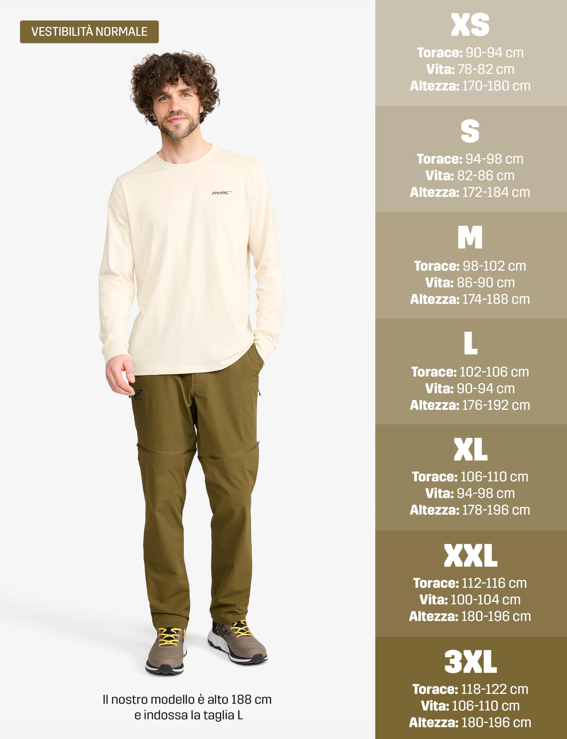 RevolutionRace Easy Graphic Long-Sleeved T-Shirt da Uomo, T-Shirt da Uomo a Maniche Lunghe, Morbida ed Elastica