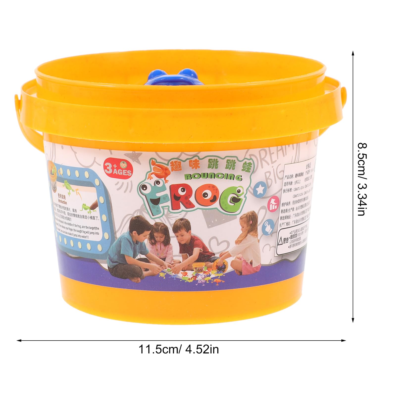 BOUNCEZIEZ Inflatable Animal Bouncy Ride On Hopper (Pump Included) (Blue Unicorn)