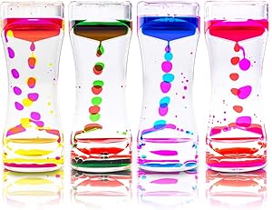 Super Z Outlet Liquid Motion Bubbler for Sensory Play, Fidget Toy, Children Activity, Desk Top, Assorted Colors (1 Piece)