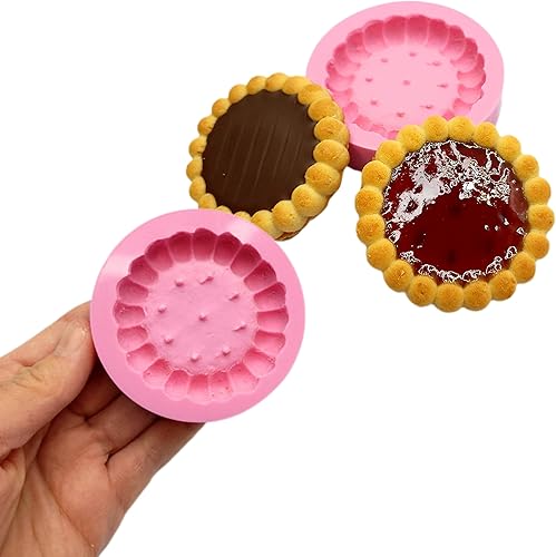 Miniatura 16 de Moldes de pan mexicano en miniatura, molde de tamaño miniatura de pan de concha, juego de moldes de pan dulce mexicano