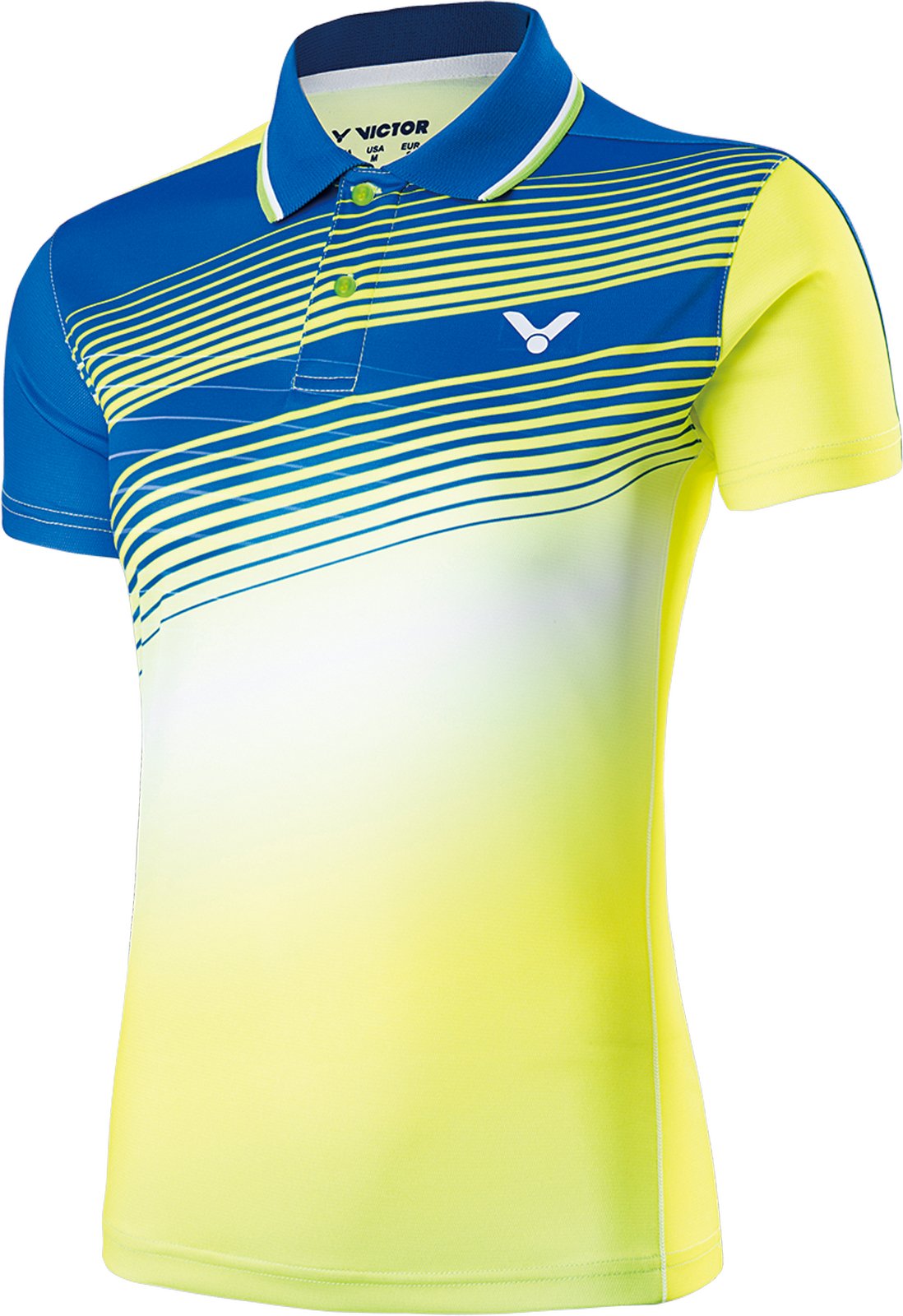 VICTOR 2017 Malaysia Badminton Team Female Polo Shirt Yellow 6317