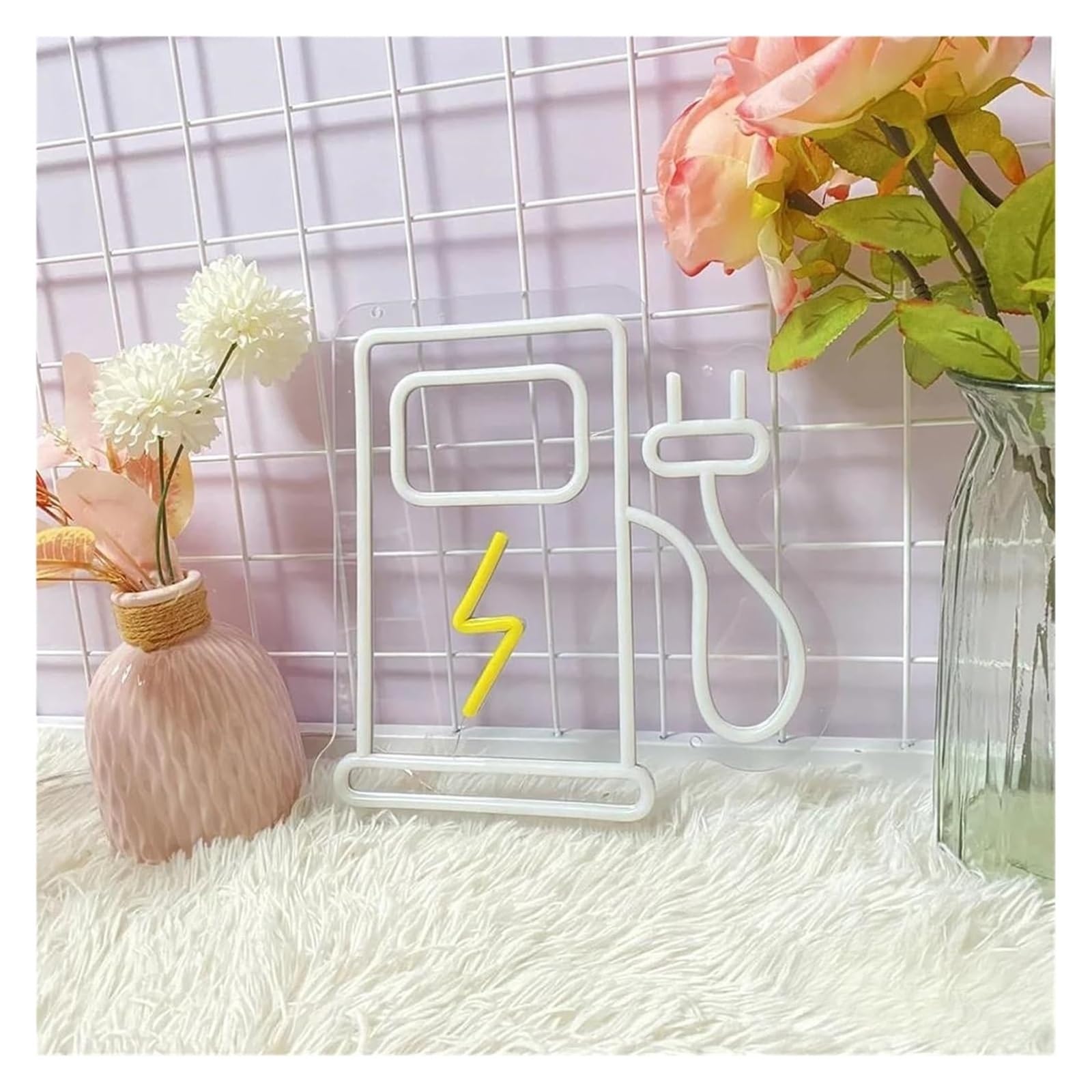 Señal de luz de neón Letreros de neón para Almacenamiento baterías, Luces LED para Tiendas, decoración Pared