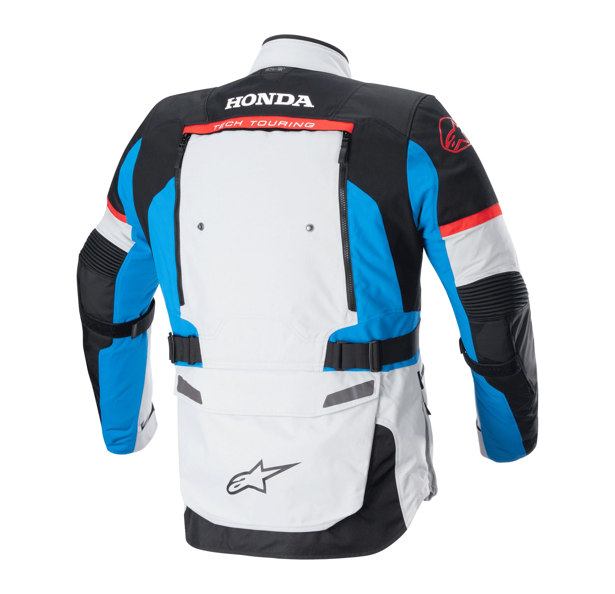 Alpinestars Honda Bogota' Pro Drystar Jacket XL, Ice Gray/Blue/Bright Red