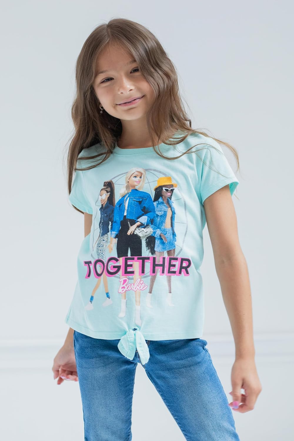 Barbie Girls 3 Pack T-Shirts Little Kid to Big Kid