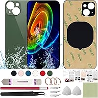 Vista 64 de Funda trasera de repuesto compatible con iPhone 11 de 6.1 pulgadas + herramientas profesionales (negro)