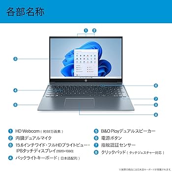 Amazon | HP ノートパソコン Pavilion 15-eh 2023年モデル 15.6
