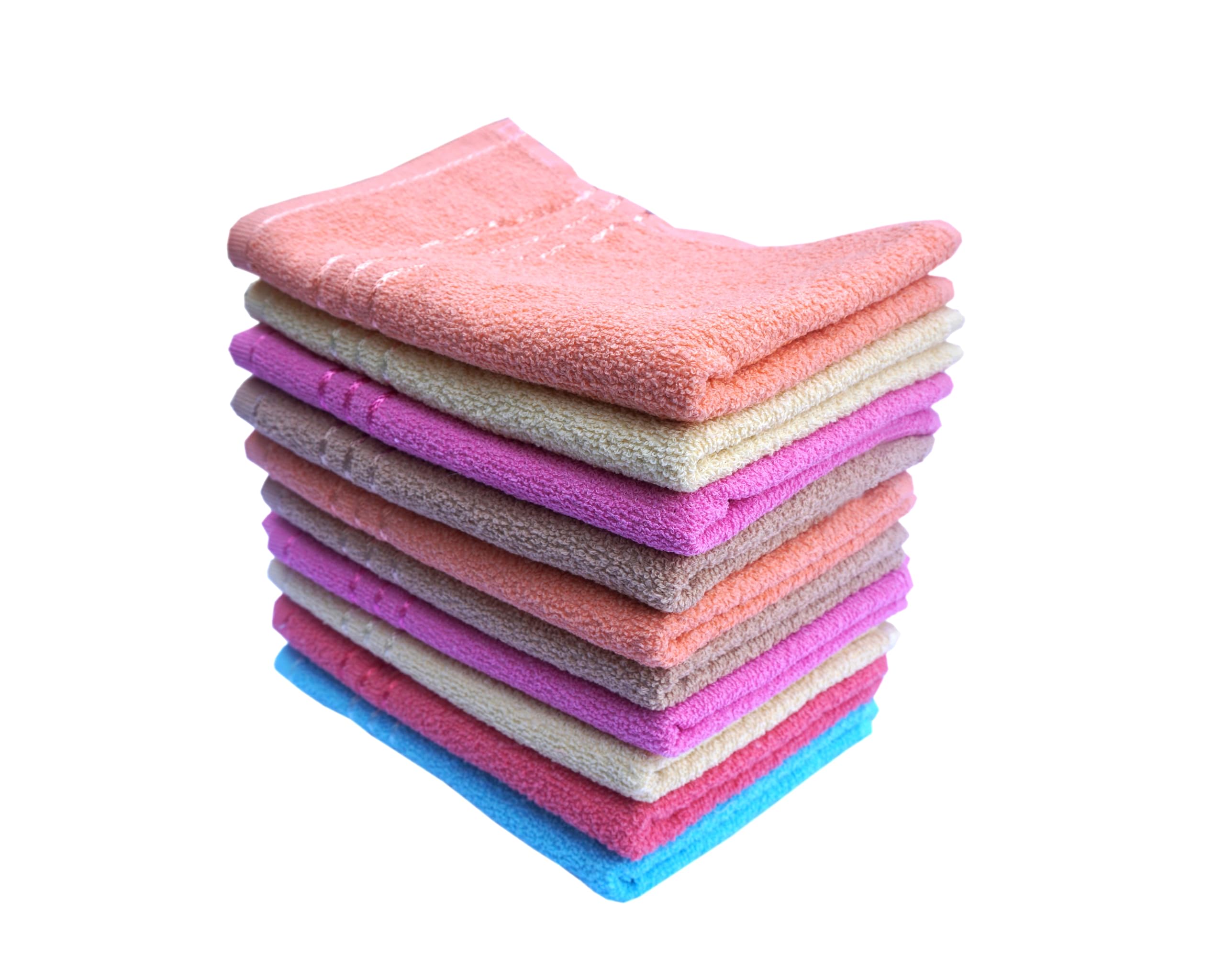 Space Fly Cotton Hand Towel | 500 GSM Hand Towels for Wash Basin | Kitchen Hand Towels | Gym Towel for Men Workout | Face Towel for Women | Small Towel Travel Friendly | Hand Towel Set of 10 (Multi 2) (B0DBVXJJWC) Amazon Price History, Amazon Price Tracker