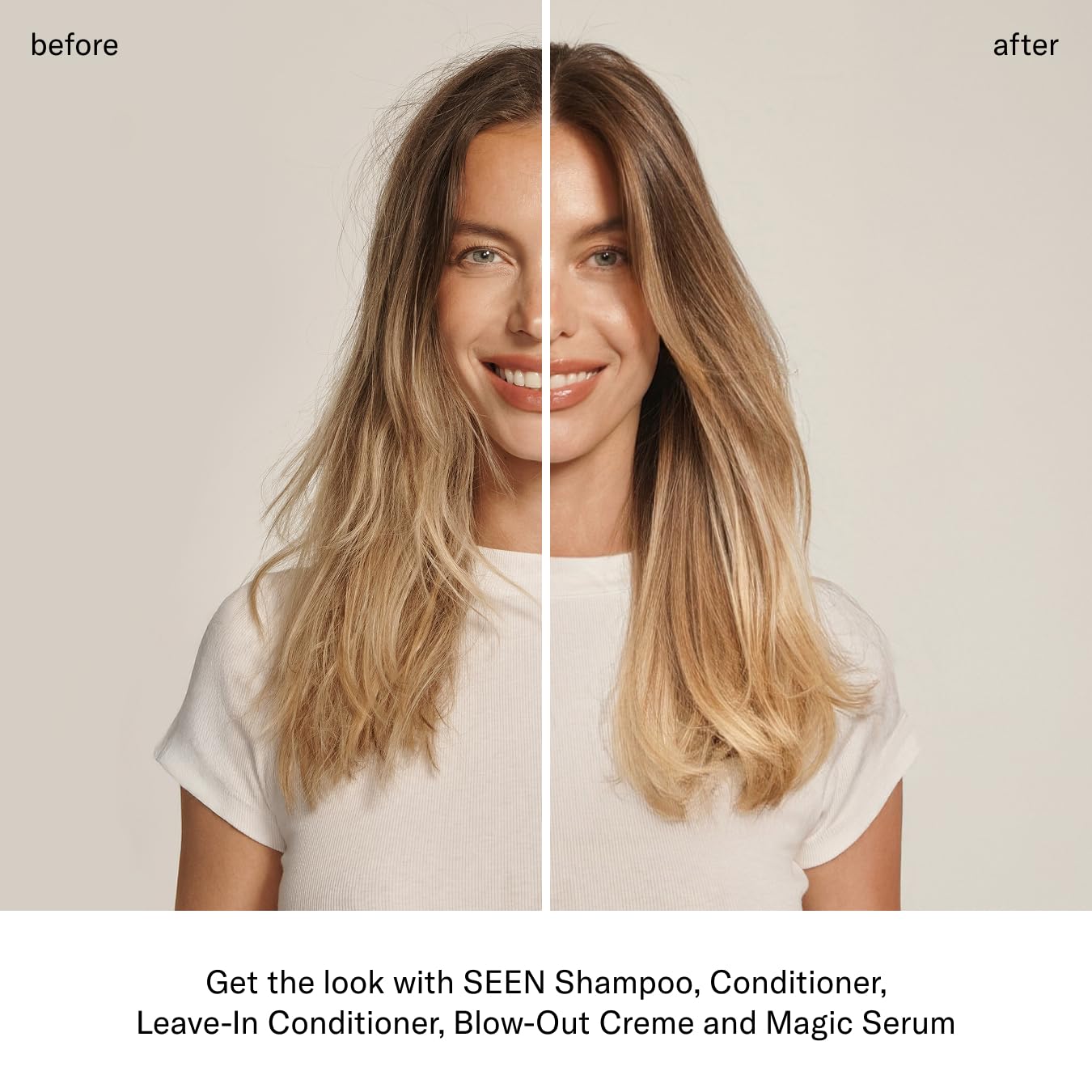 SEEN Leave-In Conditioner with Heat, UV & Pollution Protection