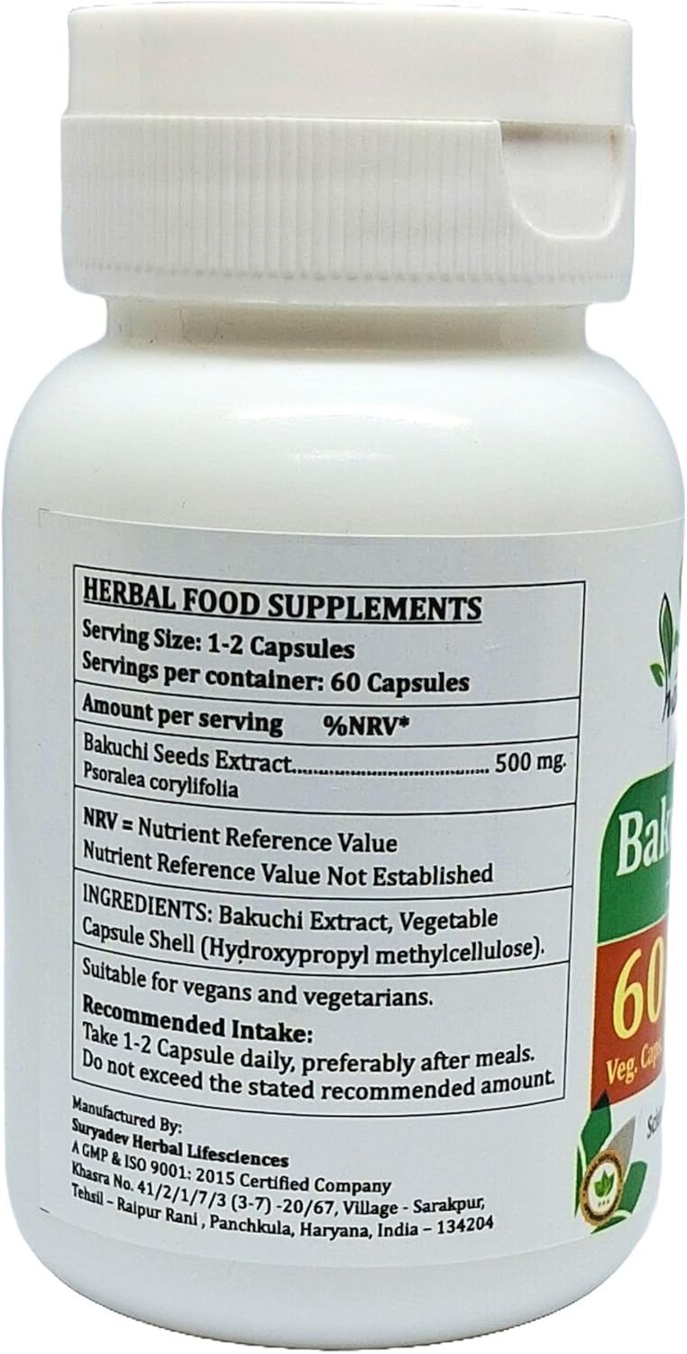 Bakuchi Forte Capsule 500 Mg. 60 Veg. Capsule | Bakuchi (Pso...