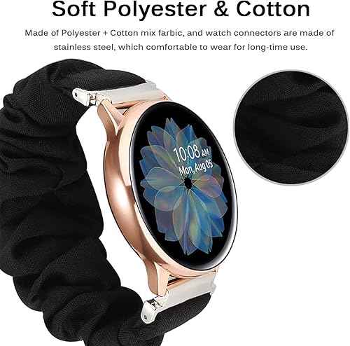 Miniatura 3 de Miimall Correa elástica de 0.78 pulgadas compatible con Samsung Galaxy Watch 654 de 1.575 pulgadas, 1.732 pulgadas, Watch 5 Pro, Watch 64 Classic