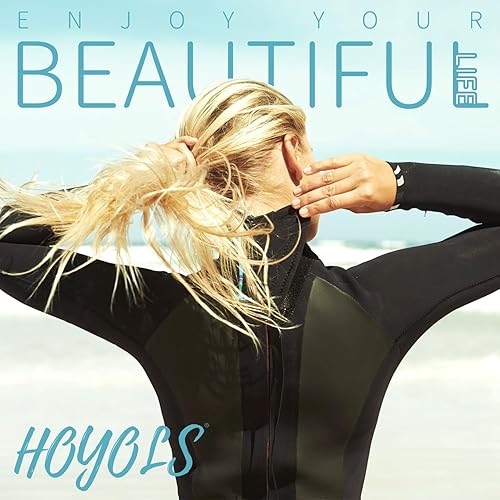 Miniatura 7 de Hoyols Lazos elásticos para el cabello para mujer, bandas de pelo sin metal de 0.157 pulgadas, soportes para cola de caballo de colores gruesos y