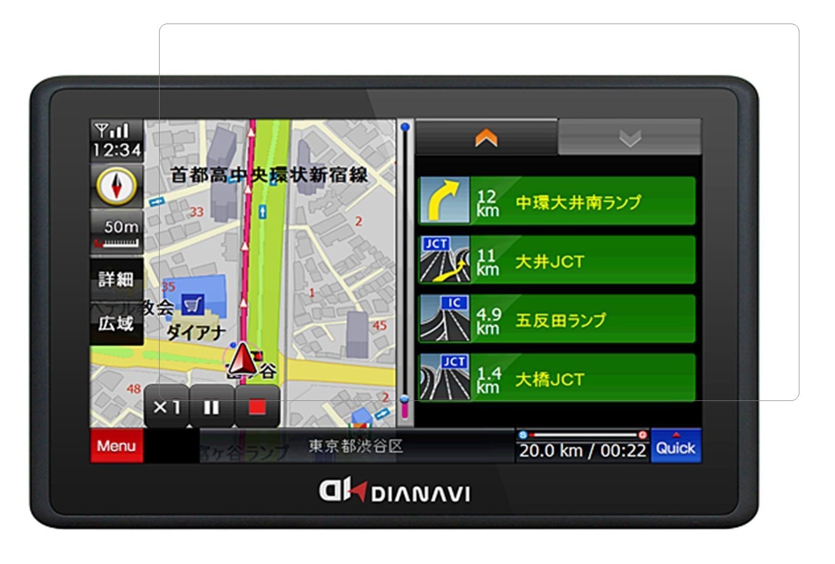 Amazon.co.jp: エンプレイス(nplace) DIANAVI 7インチ DT-J760/DT-M706