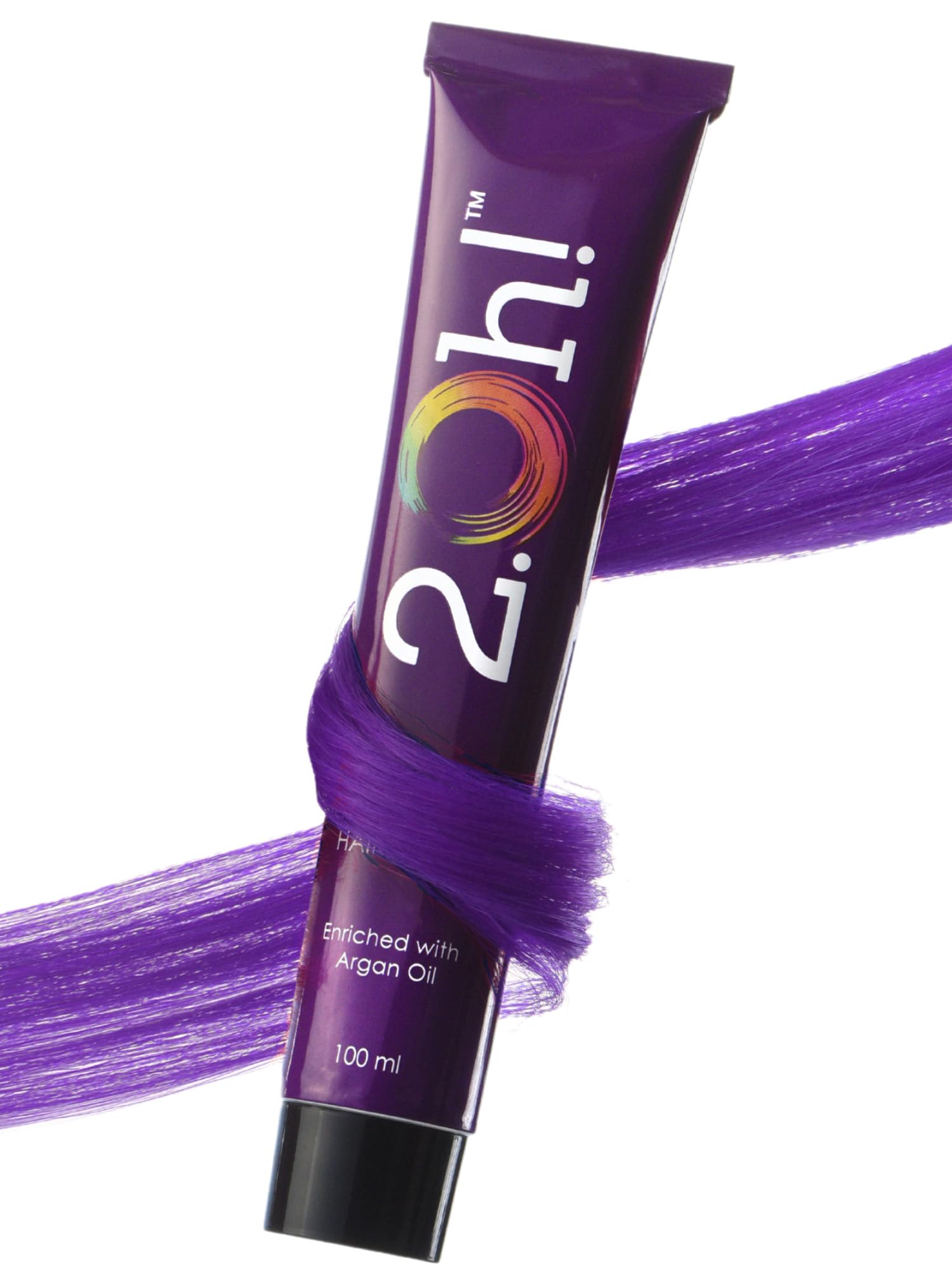 Italian- Violet Hair Color For Women & Men | Ammonia-Free DIY Semi Permanent Hair Color | Enriched with Argan Oil | Lasts upto 12-15 Washes