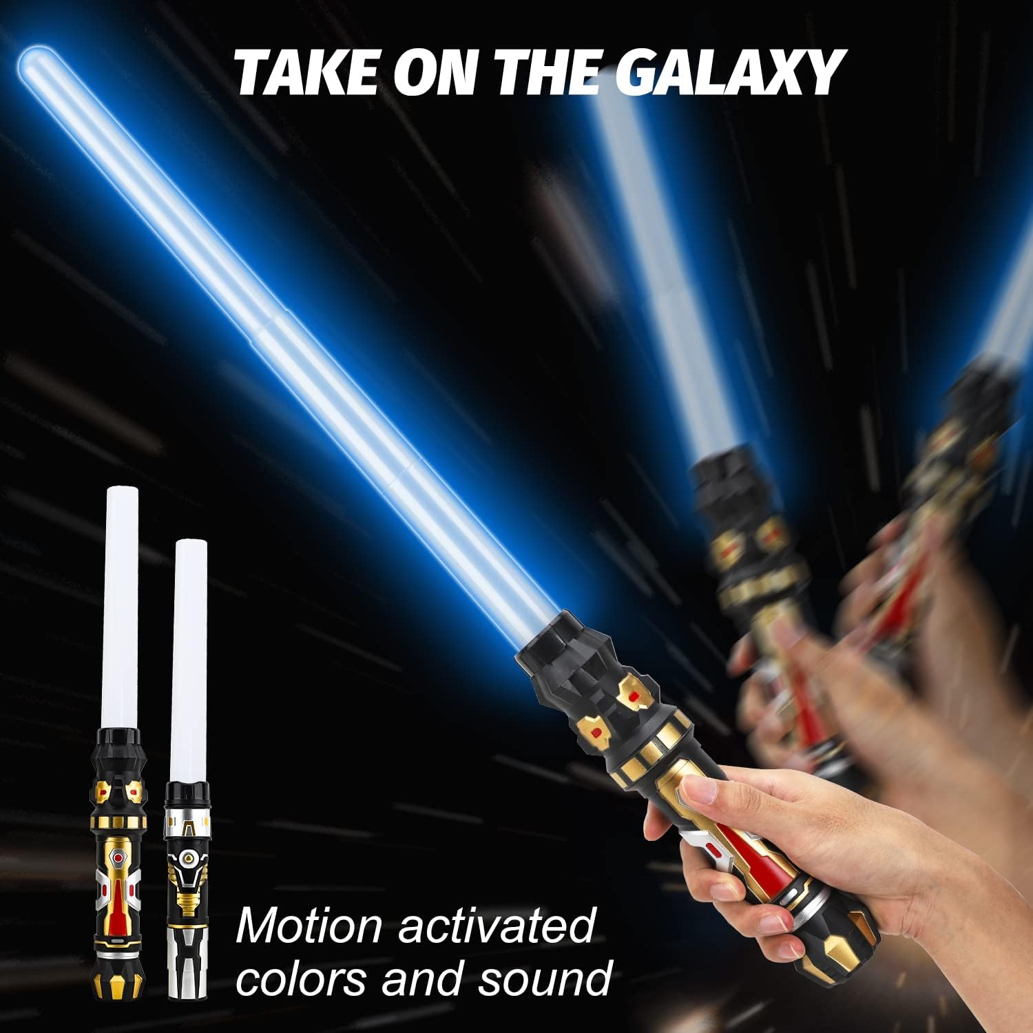 Buy TOY Life Light Up Saber, 2 Pack Light up Saber for Kids, Extendable