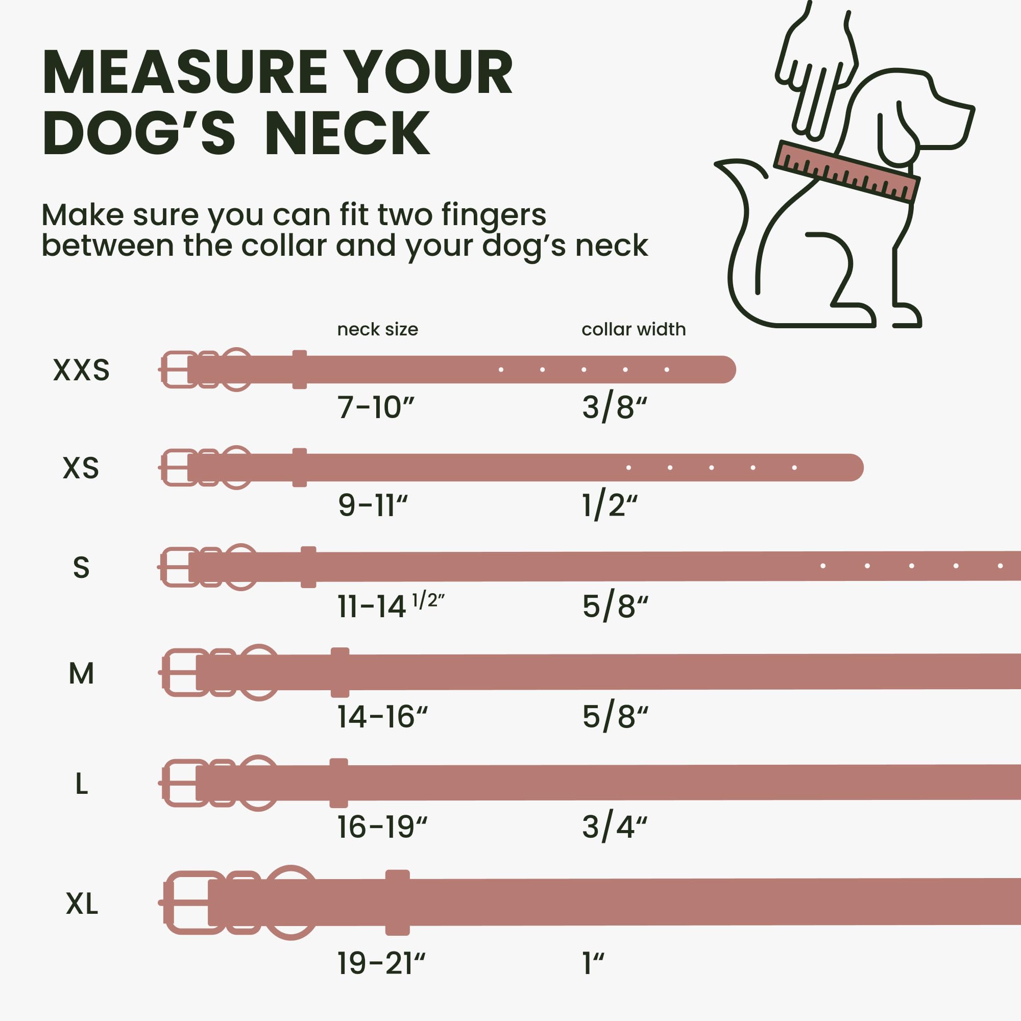 BRONZEDOG Rolled Leather Dog Collar with QR ID Tag Adjustable Soft Round Collars for Small Medium Large Dogs Puppy Cat (Blush - Image 2