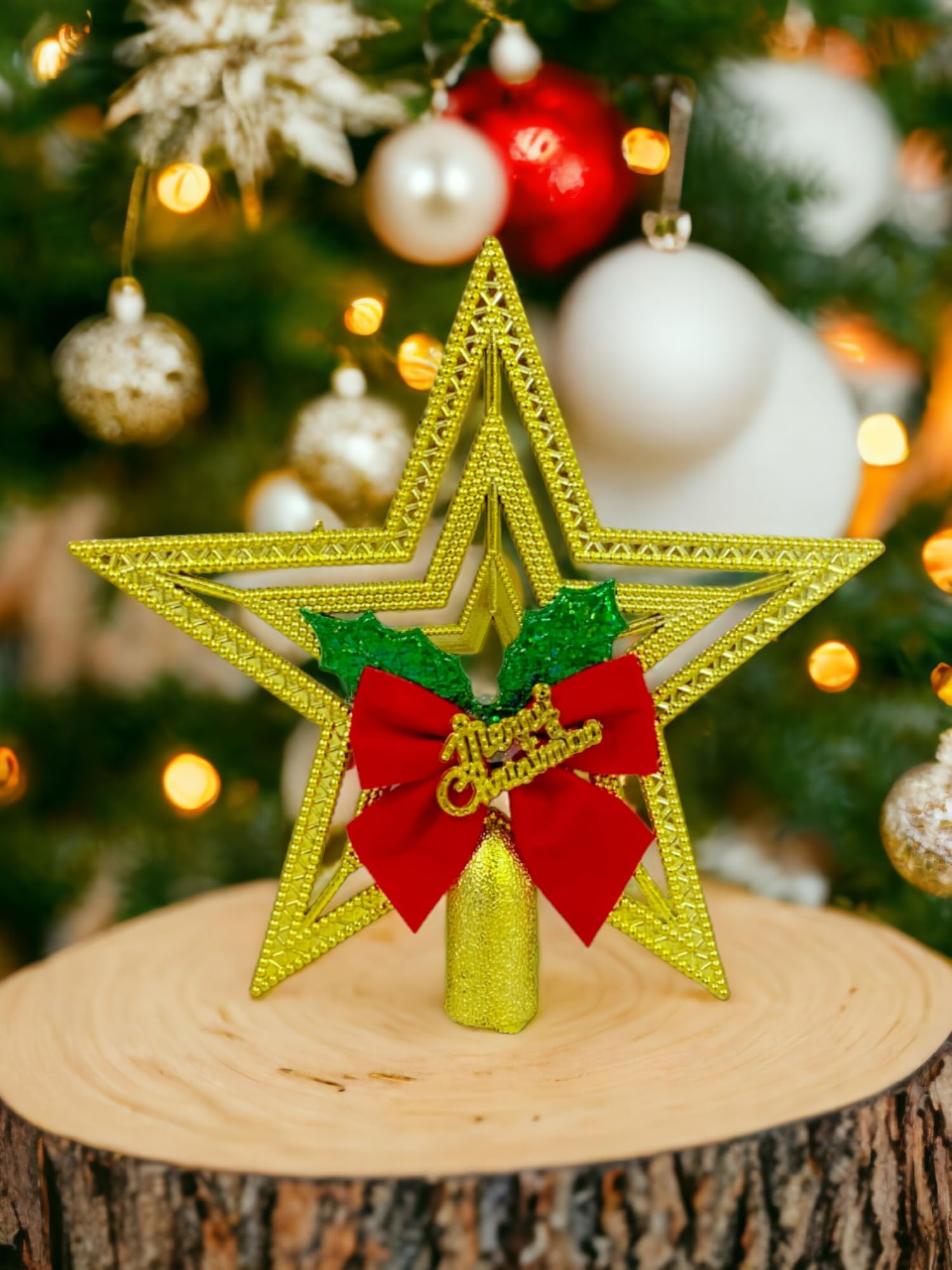 Silver Christmas Tree Hanging - Festive Decor -5