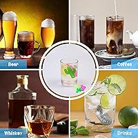 Vista 6 de Cubos de hielo reutilizables con tapa y contenedor, hielo de plástico para bebidas sin BPA, cubos recongelables coloridos para hieleras, whisky