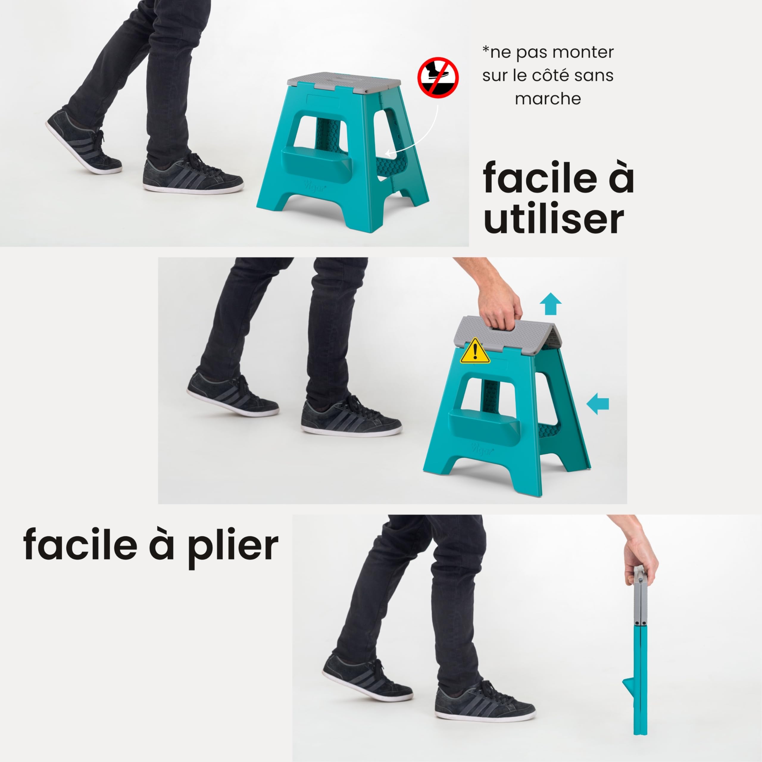 Tapis De Marche Pliable Marchepied 2 Marches Pliable Werkapro | Bricomarché Escabeau 5 Marches