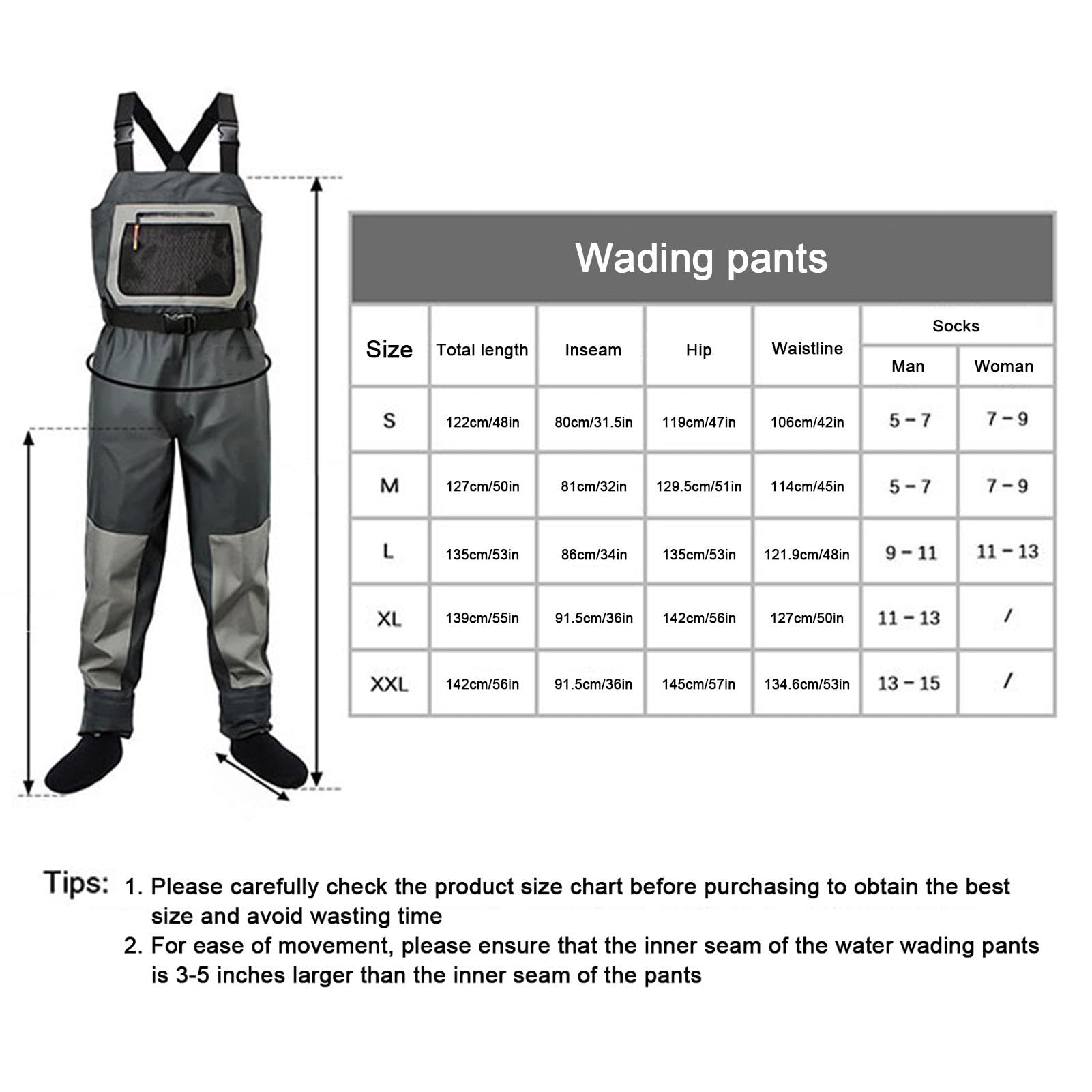 Waders da caccia impermeabili, pantaloni waders da pesca - Pantaloni impermeabili per barche,Pantaloni impermeabili per pesca, caccia, campeggio, nautica