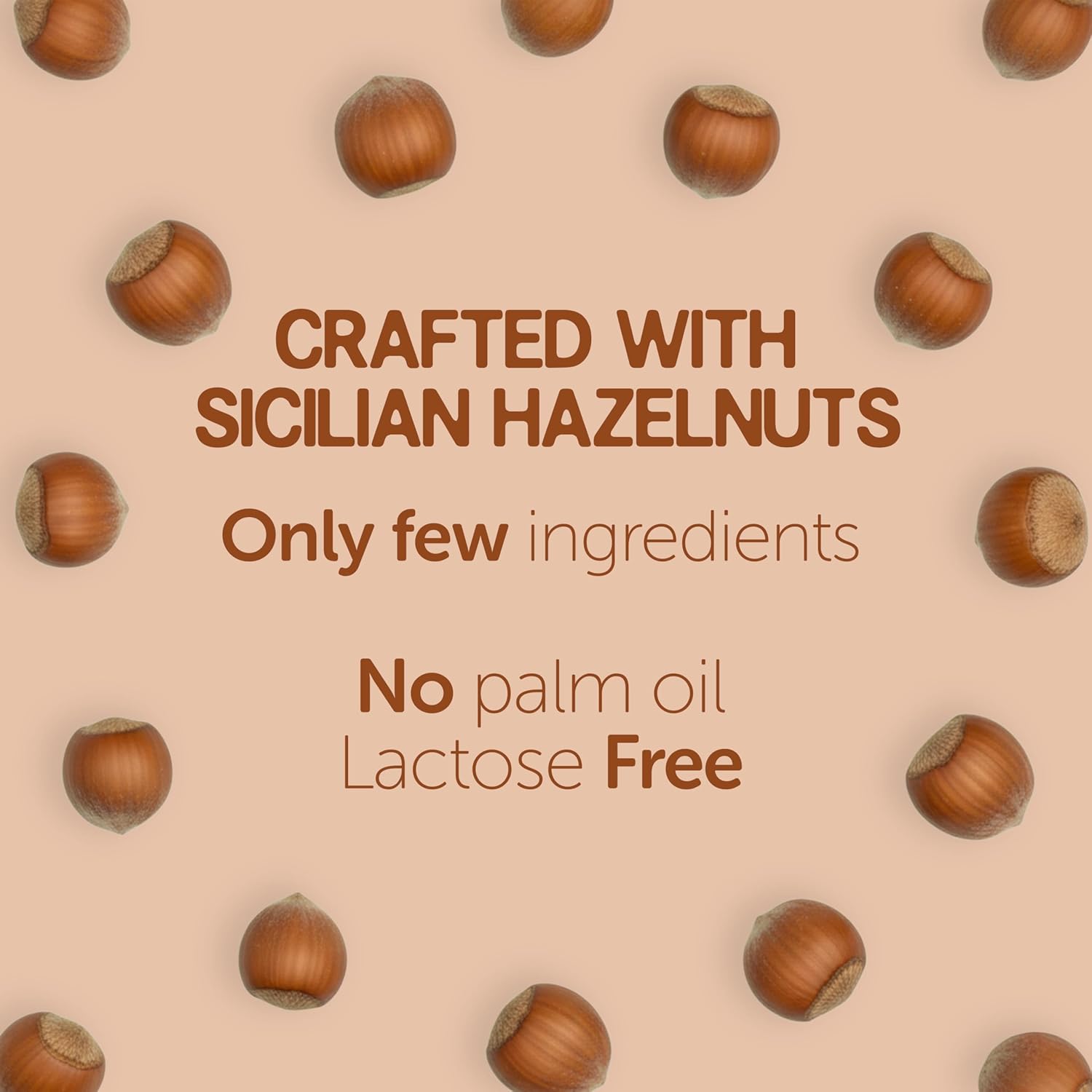 Italian Hazelnut Cream Spread - Silky Smooth & Creamy Butter - No Palm Oil, Lactose, Gluten, Non-GMO & Vegan - Satisfying & Delicious Snack, Easy to Spread on Toast, Pancakes & Waffles - 6.7oz Jar