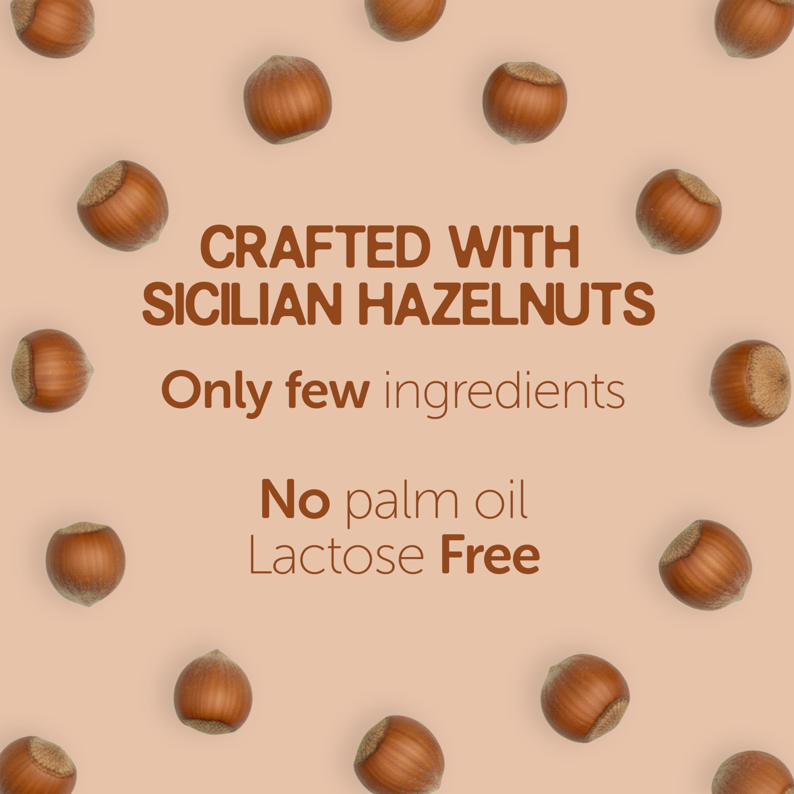 Italian Hazelnut Cream Spread - Silky Smooth Creamy Butter - No Palm Oil Lactose Gluten Non-GMO Vegan - — view 3