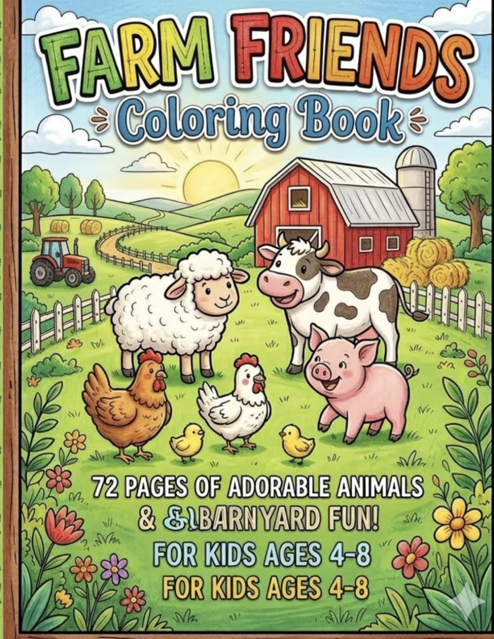 Farm Friends Coloring Book