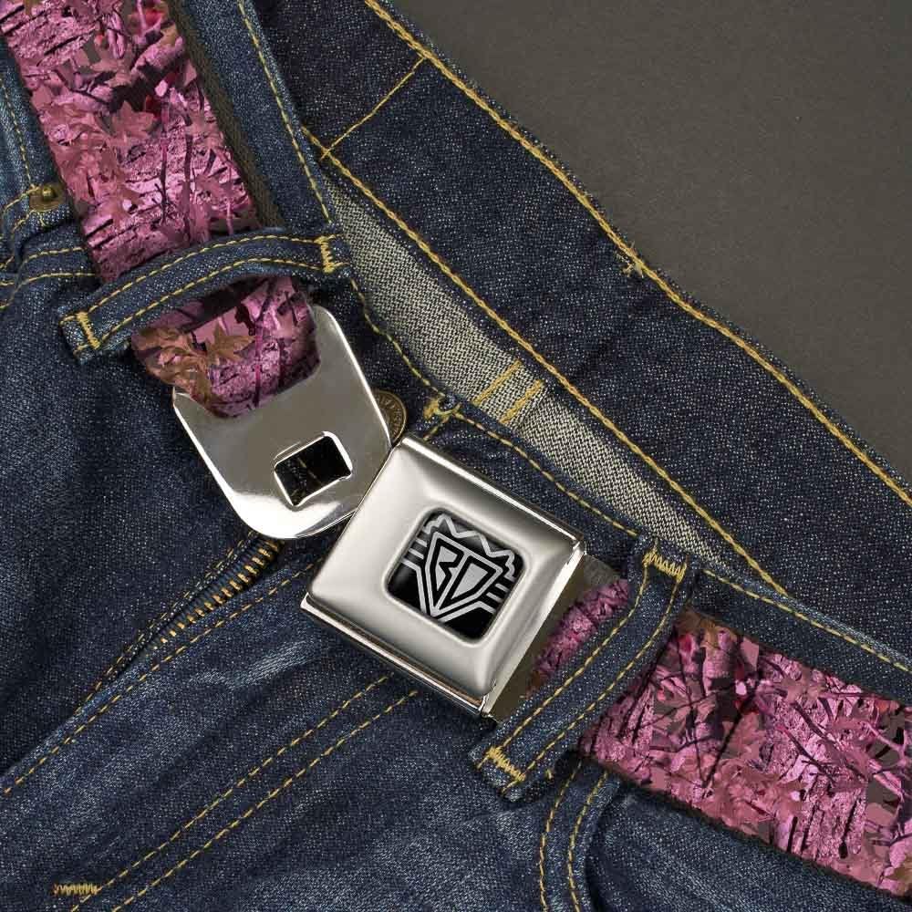 Buckle-Down Seatbelt Belt - Hunting Camo Pinks - 1.0" Wide - 20-36 Inches in Length