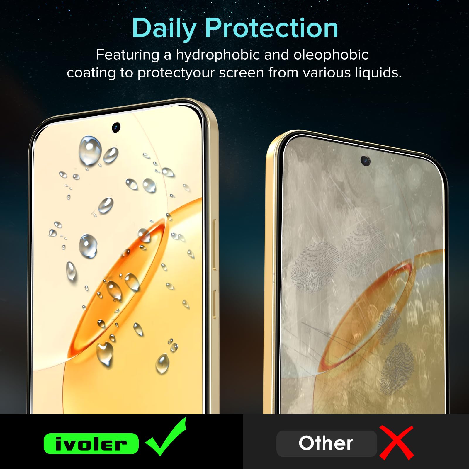 ivoler Szkło Hartowane do Realme 16 Pro 5G, 2 Sztuki Szkła na Ekran + 2 Sztuki na Aparat, Twardość 9H, HD Clear, Odporne na Zarysowania i Bąbelki