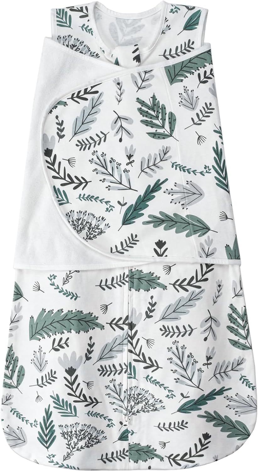 ZIGJOY Sleep Sack Swaddle 1.0 TOG Baby Wearable Blanket 100% Cotton Baby Swaddle Blanket for Newborns ZIGJOY Sleep Sack Swaddle 1.0 TOG Baby Wearable Blanket 100% Cotton Baby Swaddle Blanket for Newborns