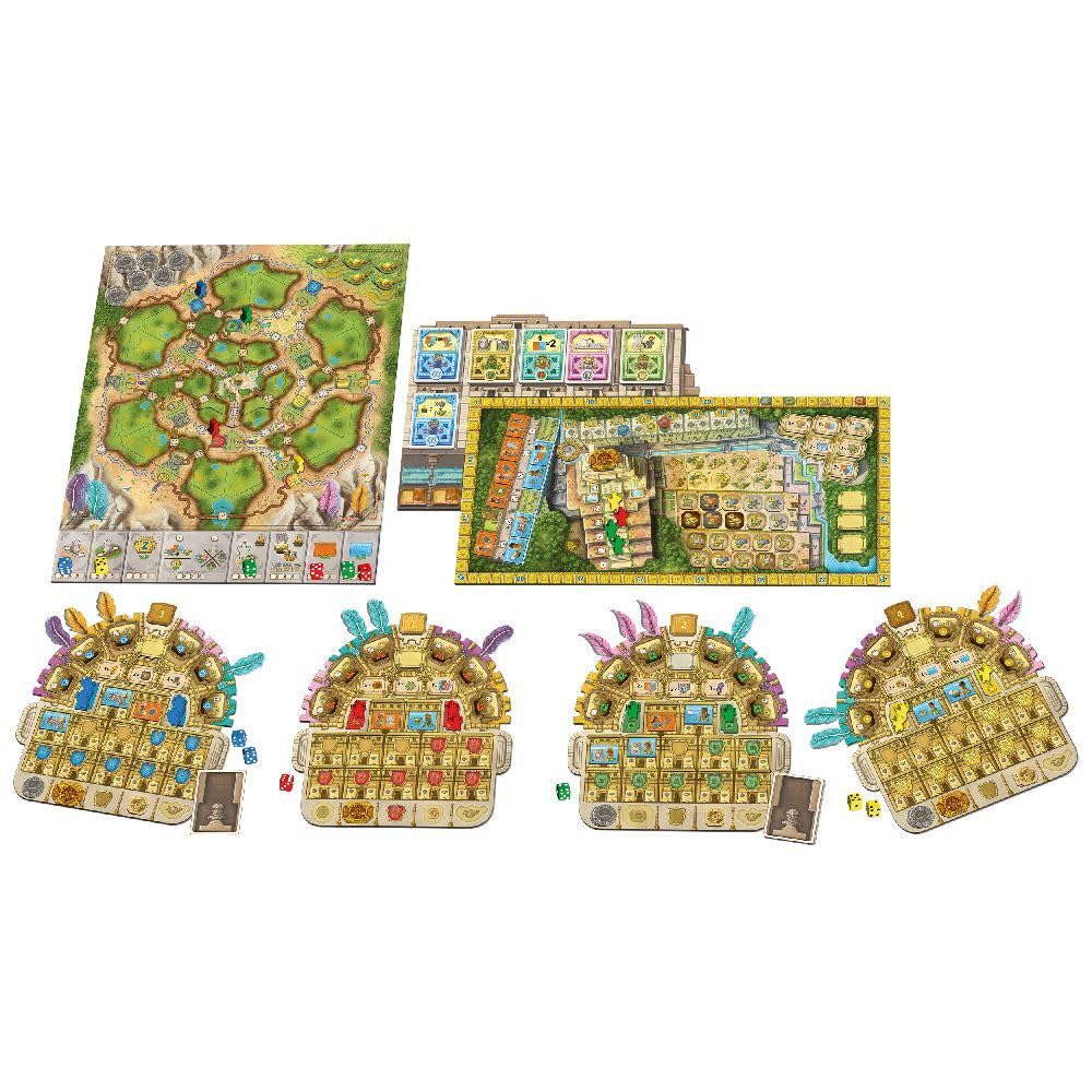 Queen Games 26123: SFCC 6. : Cuzco Classic – Strategic Board Game, Tile Placement & Area Control, 2-4 Players, Ages 12+, Classic Eurogame