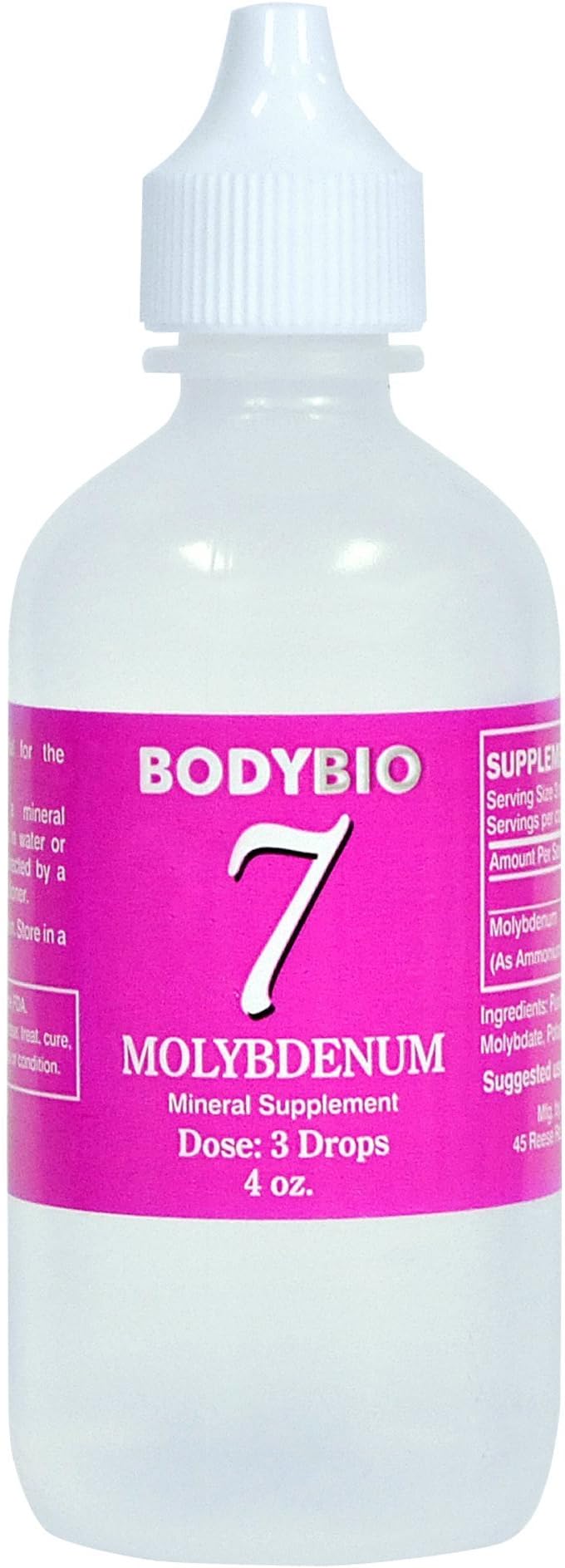 BodyBio - Molybdenum #7 Liquid Mineral, 4oz
