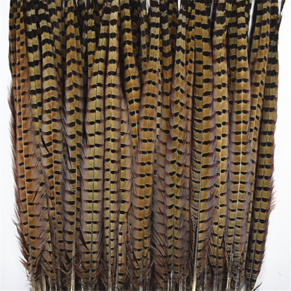 Natuurlijke ringhals fazantenveren voor ambachten op het hoofd Extensions lange veren staart kleding decor bruiloft carnaval decoratie  15