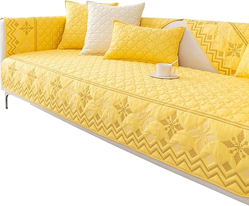 XELORY Funda para sofá protector de muebles de poliéster jacquard acolchado antideslizante lavable para niños perros mascotas C-354 x 827in