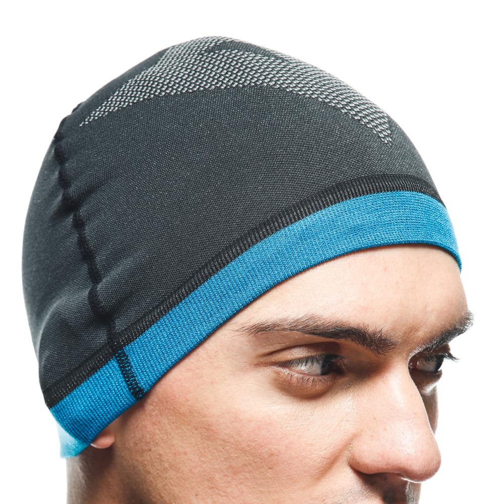 Dainese Dry Cap, kask motocyklowy, czarny/niebieski, N