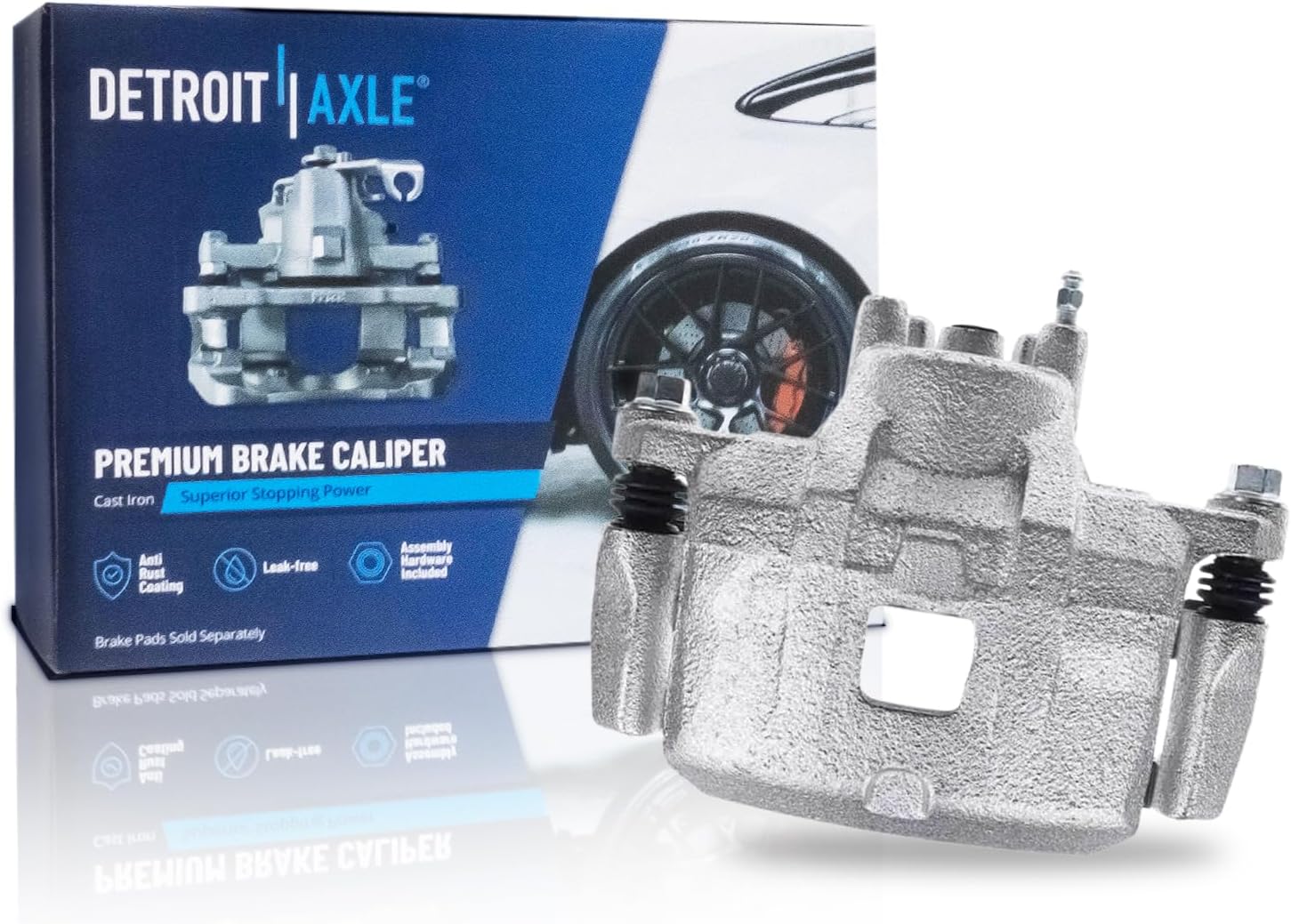 Detroit Axle Front Left Brake Caliper with Bracket for Mitsubishi Lancer