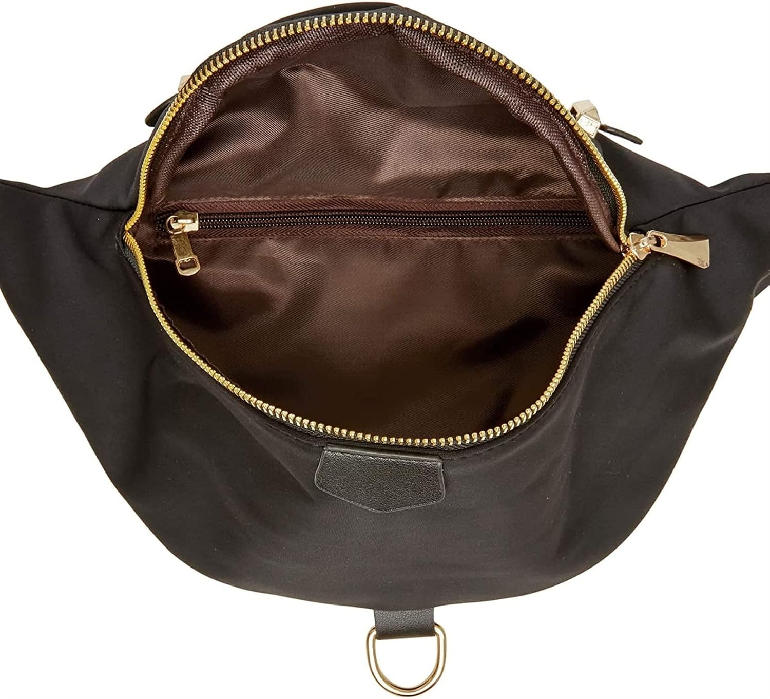 Plus Size Black Fanny Pack, Unisex Cross Body Bag with Adjustable Strap and Colored Adjustable Strap for Outdoors Workout Traveling Casual Running Hiking (Fits 42-54 Inch Waist)