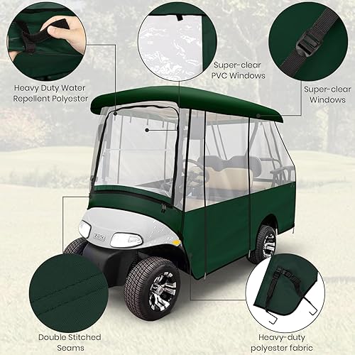 Miniatura 4 de Leader Accessories 2 + 2 Person Golf Driving Enclosure 2 Over 4 Passenger Golf Cart Cover