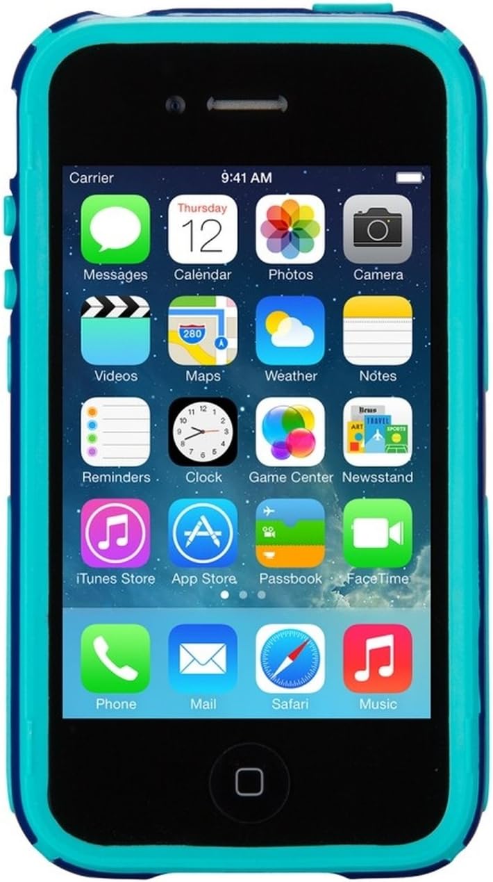 Speck Products CandyShell Grip Case for iPhone 4/4S - Cadet Blue/Caribbean Blue