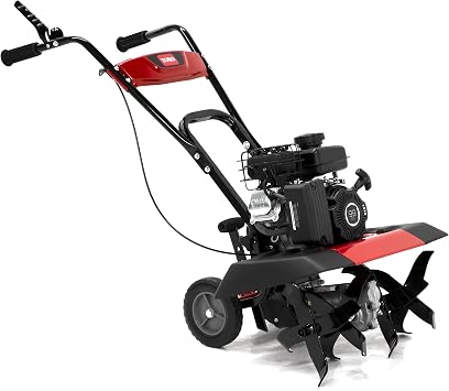 Toro Compact Front Tine Tiller, 99cc 4-Cycle Engine, 11, 16 or 21 Inch Adjustable Tilling Width, 11" Max Tilling Depth, Removable Side Shields, Model 58604