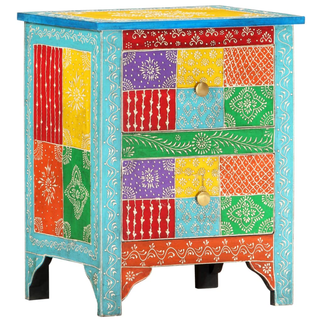 Meuble de chevet rétro en manguier pour sublimer votre chambre