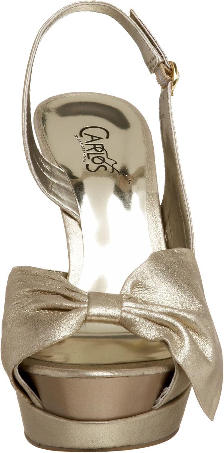 Carlos Santana Carlos Naturalizer Womens Havana Pointed Toe Slip On Dress Ballet Flat,Black Leather,7.5M - Image 2