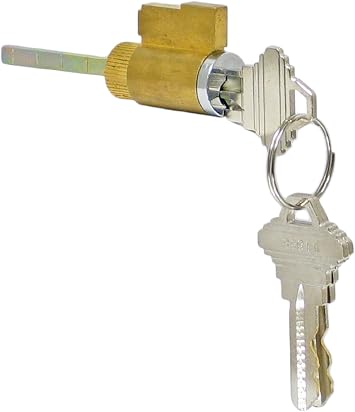 Bali Naiスライドガラスドアハンドルおよびほぞ穴ロックセットwithオークウッドPull、Includesキー円柱、CTC標準3 – 15 / 16 ねじholes- for Right Handドア 1-3/4 Inch Door Thickness ブラック BAL -3-K-14-6-134-B-RH
