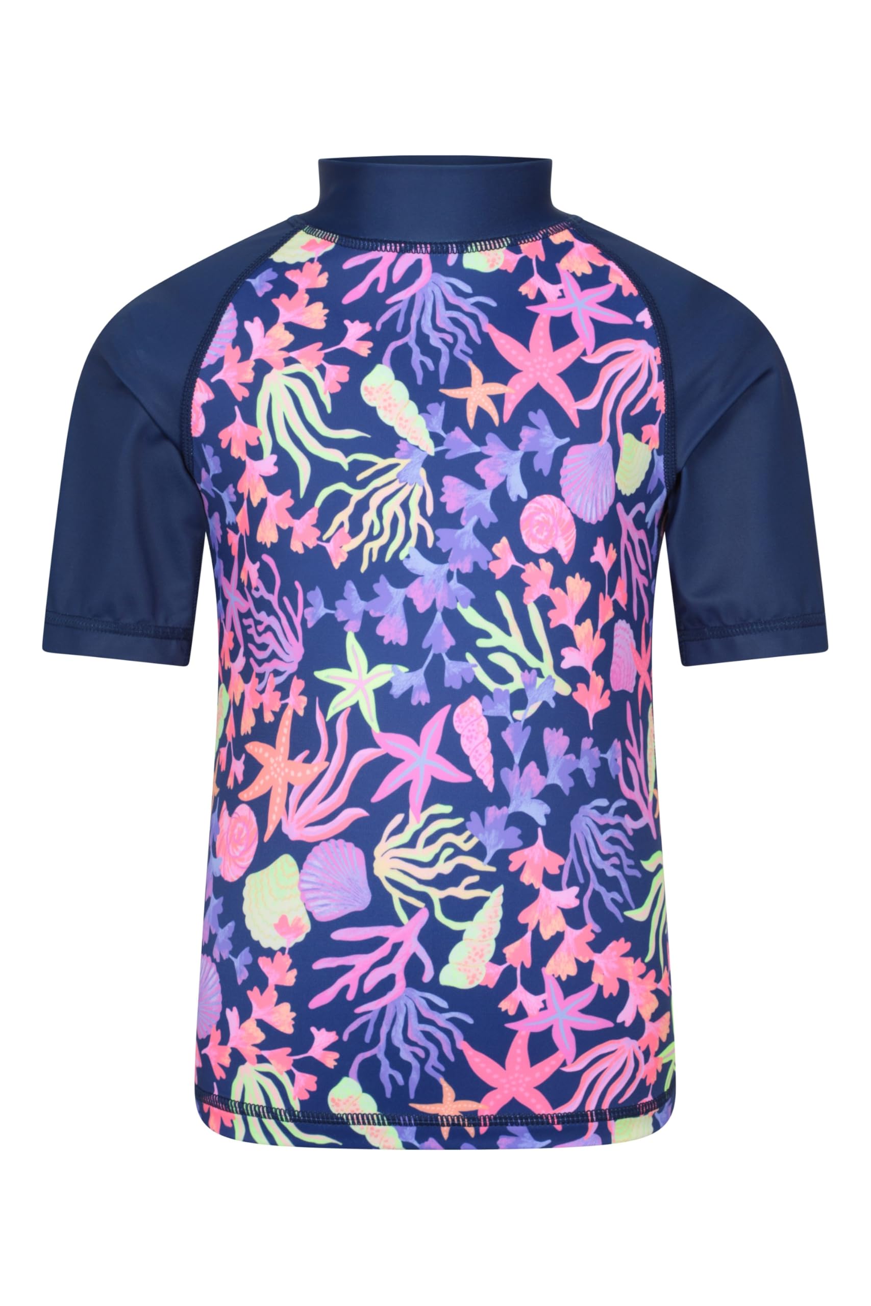 Mountain Warehouse Short Sleeves Kids Rash Vest - UPF50+ Sun Protection Rash Guard, Fast Dry, Flat Seams Childrens Top - for Spring Summer, Swimming — view 10