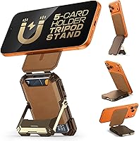 Vista 15 de SUPCASE para cartera MagSafe con soporte, cartera magnética para hombres, [contiene 5 tarjetas] [soporte ajustable] [bloqueo RFID] soporte